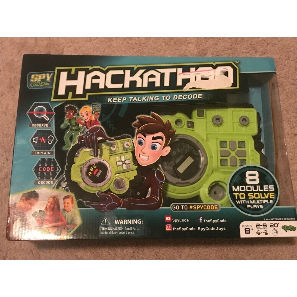 Spy Code Hackathon Electronic Game 2-9 Players Ages 8+ Holiday Birthday Gift